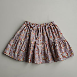 Girl's linen skirt with bow