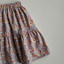 Load image into Gallery viewer, Girl&#39;s linen skirt with bow
