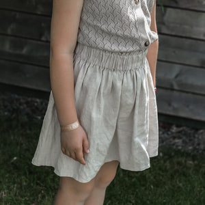 Girls skirt linen
