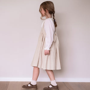Trägerkleid Leinen,  Lotta, natur