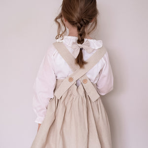 Trägerkleid Leinen,  Lotta, natur