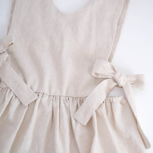 Amanda sleeveless linen dress